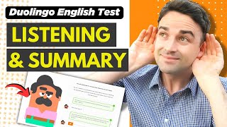 Master Class Interactive Listening amp Summary Course for the Duolingo English Test [upl. by Beebe]