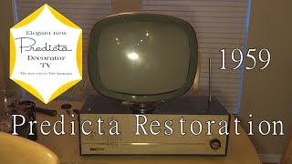 1959 Philco Predicta Debutante TV Restoration [upl. by Sefton]