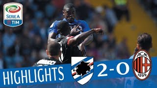 Sampdoria  Milan  20  Highlights  Giornata 6  Serie A TIM 201718 [upl. by Almira]