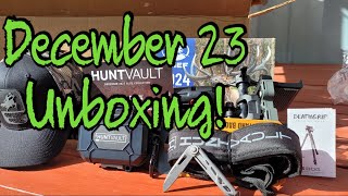 Unboxing the 2023 December Hunt Vault Box [upl. by Nahtanaj]