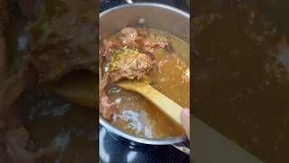 Smoked Rabbit amp Andouille Gumbo cooking cajun cajunfood recipe food gumbo [upl. by Rabi]