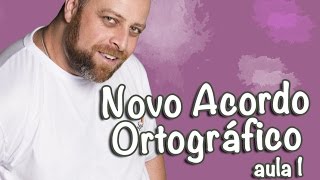 Novo Acordo Ortográfico  Parte 1 Prof Noslen [upl. by Gayner189]