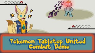 Pokemon Tabletop United Combat Demo [upl. by Anahsek]