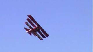 Fokker DR 1 at Omaka Classic Fighters 2009 [upl. by Yllek]