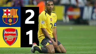 Barcelona vs Arsenal ● Extended Highlights  UCL Final 20052006 [upl. by Ingrid]