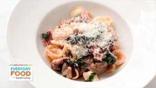 Orecchiette with Sausage Chard and Parsnips  Everyday Food with Sarah Carey [upl. by Kimberlee]