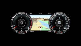 New Volkswagen Passat B8 instrument cluster [upl. by Puttergill]