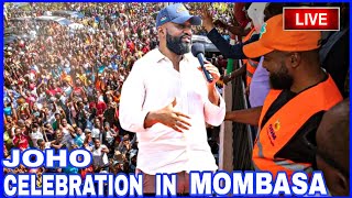 MOMBASA CELEBRATION ROCA AS JOHO APPOINTED CS  MOMBASA LIVE RODAY  HASSAN JOHO [upl. by Zackariah385]