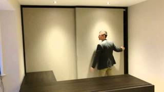 Flushclosing sliding doors wardrobes [upl. by Garry]