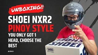 SHOEI NXR 2 UNBOXING and REVEAL  PINOY STYLE NOV 2022 [upl. by Acalia]