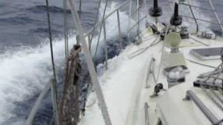 Decks awash Offshore Sailing western grace [upl. by Yelroc631]