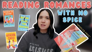 READING ROMANCE BOOKS WITH NO SPICE FOR A WEEK ❌🌶  SPOILER FREE READING VLOG [upl. by Serafina]