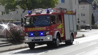 Brandgeruch LF 20  MTF der Freiwilligen Feuerwehr Werdohl Lz Stadtmitte auf Alarmfahrt [upl. by Eronaele]