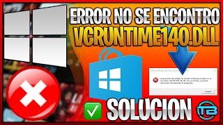 ERROR No Se Encontró VCRUNTIME140DLL ► Solucionar Problema de falta archivo VCRUNTIME1401 [upl. by Ettennat]