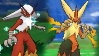 Pokemon X and Y  SHINY MEGA BLAZIKEN [upl. by Haleigh]