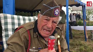 DDAY75 US vet returns to Normandy for WWII commemorations [upl. by Tim]