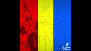 Speed drawing of Bill cipher brothers art speedart drawing speedart [upl. by Pacifica]