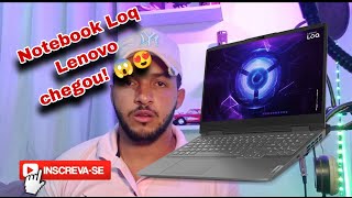 Chegou o Notebook LOQ Lenovo RTX2050  Unboxing [upl. by Perot890]