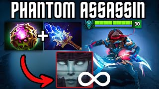 When PA buy Octarine Core WTF 48Kills Nonstop One Shot dagger Dota 2 [upl. by Ailecra]