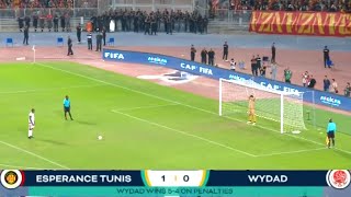 Esperance de Tunis vs Wydad AC 04  05 Penalty Kicks Semi final 2nd League [upl. by Egni]