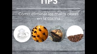 Tips de cocina  ¿Cómo eliminar el olor a comida [upl. by Fransis]