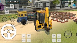 Loaded The Drum Into The Truck By Jcb  Indian Vehicle Simulator 3d Game [upl. by Leighton]