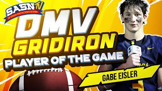 DMV Gridiron Interviews Running Back Gabe Eisler [upl. by Omoj]