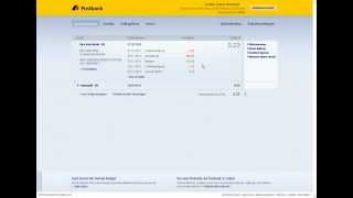 online banking Postbank Tutorial [upl. by Balbinder233]