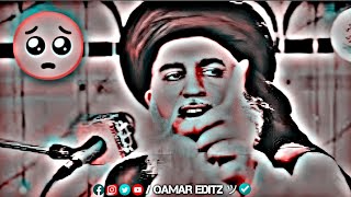 Allama Khadim Hussain Rizvi  Emotional Bayan 😭  Qamar Editz ツ [upl. by Barina157]