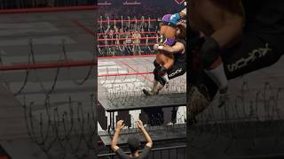 Barbed wire deathmatch gameplay short trailer wwe2k24 wwe [upl. by Brote]