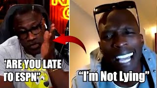 Shannon Sharpe amp Ocho HEATED ARGUMENT Being UNPROFESSIONAL Late for Nightcap [upl. by Enniroc]