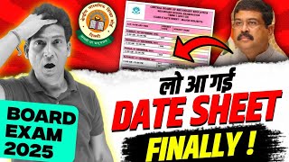 CBSE Date Sheet 2025 FINALLY OUT🔥Date Sheet of Class 10 CBSE Board 2025  Cl 12 CBSE BoardExam 2025 [upl. by Lechner]