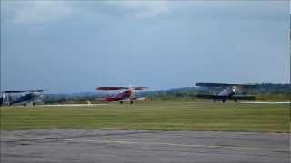 3 Stampe SV4 Doppeldecker  Flugtag Atterheide [upl. by Notnek]