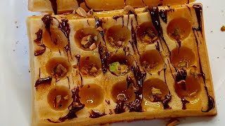 Perfect Homemade Waffles Without Waffle maker  Baked Waffles Recipe  simple and delicious [upl. by Hubbard]