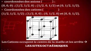 Exercice Corrigé  Cristallochimie isotype à NaCl  SMP S4 [upl. by Swainson982]