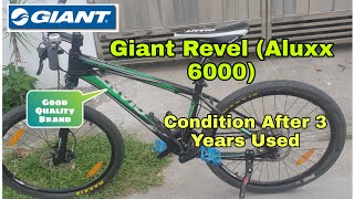 Giant Revel Aluxx 6000 Check Condition After 3 Years Used MotoBykePh [upl. by Ailsa]