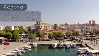 AEGINA  Αίγινα  Greece aerial video [upl. by Cired435]