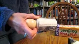 Paper Pot Maker  Wisconsin Garden Video Blog 98avi [upl. by Rotow]