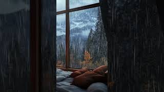 Calming Rain for Dreamland 🌧️💤 sleepsounds rain fireplace relax asmrsounds asmrsleep cozy [upl. by Jenny91]