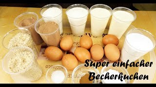 Becherkuchen  Einfach Lecker Schnell [upl. by Ahsat]