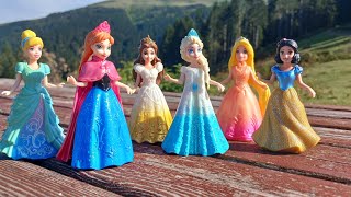 Elsa Doll Dress Transformation  DIY Miniature Ideas for Barbie Wig Dress Faceup and More [upl. by Downall824]