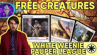 Free Creatures in White Weenie  MTG Pauper Gameplay [upl. by Susana808]