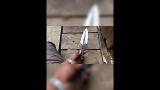 Making spear part4blacksmith handmake youtubeshorts [upl. by Neelloc]