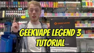 Geekvape Legend 3 ReviewTutorial [upl. by Airogerg631]