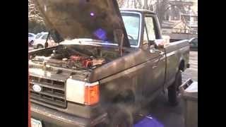 1987 f250 diesel 69L tow truck part2 [upl. by Ydneh]