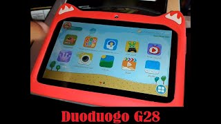 RECENSIONE Duoduogo G28 Tablet per bambini da 7 pollici Android 10 [upl. by Sesmar545]