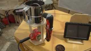 Milwaukee M12 Coffee Auto Roaster  Flour Sifter And Heat Gun Method [upl. by Torray821]