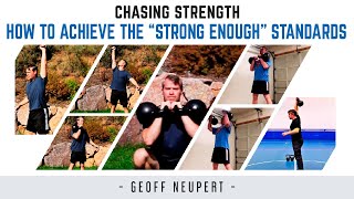 How to achieve the “STRONG ENOUGH” kettlebell strength standards [upl. by Ewolram]