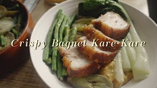 How to Crispy Bagnet Kare Kare  Filipino Pork Belly Stew in Peanut Sauce [upl. by Daniels5]