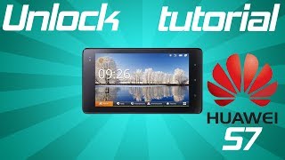 Huawei S7 Unlock tutorial by DCUnlocker [upl. by Cawley]